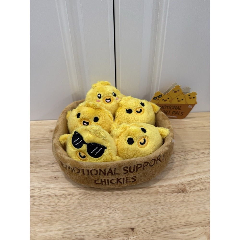 Emotional Support Chickies — Soft Plush Chicks What Do You Meme New W/Tags